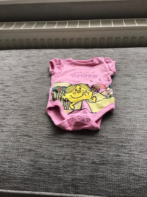 Buy & Sell Cross Green Leeds - Photos for Little miss pink sunshine vest Upto 1mth