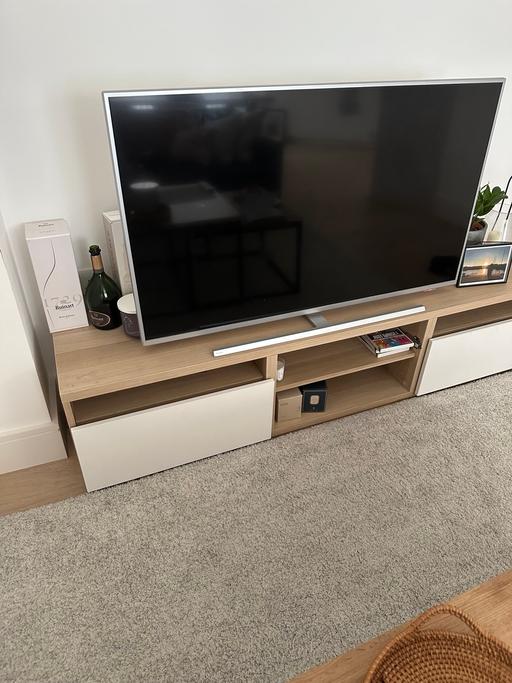 Buy & Sell Barnes South West London - Photos for TV bench white and wood