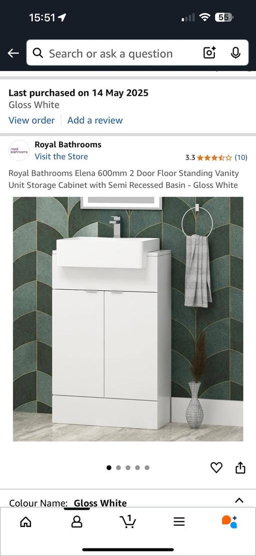 Buy & Sell Cwmbwrla Swansea - Wales - Photos for Vanity Unit