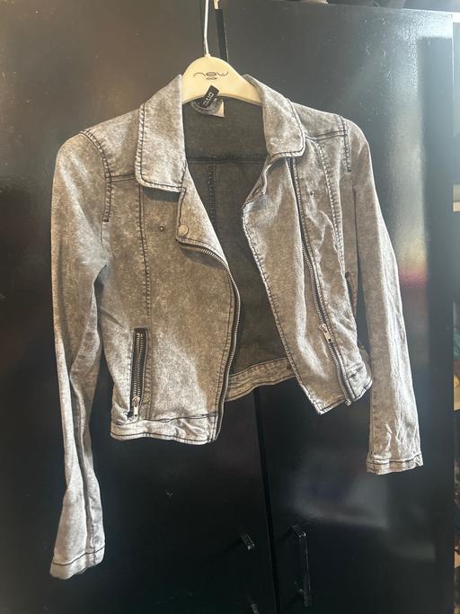 Buy & Sell Hulme Manchester - Photos for Light grey cropped denim jacket
