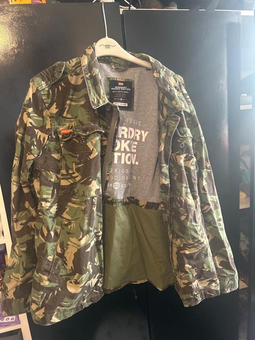 Buy & Sell Hulme Manchester - Photos for Green Camouflage denim jacket