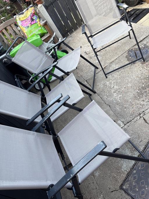 Buy & Sell Duckmanton Chesterfield - Photos for Set of 4 garden chairs