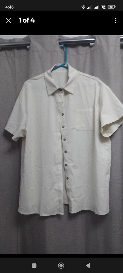 Buy & Sell Redbridge East London - Photos for Ladies Off White Button Up Shirt XXL