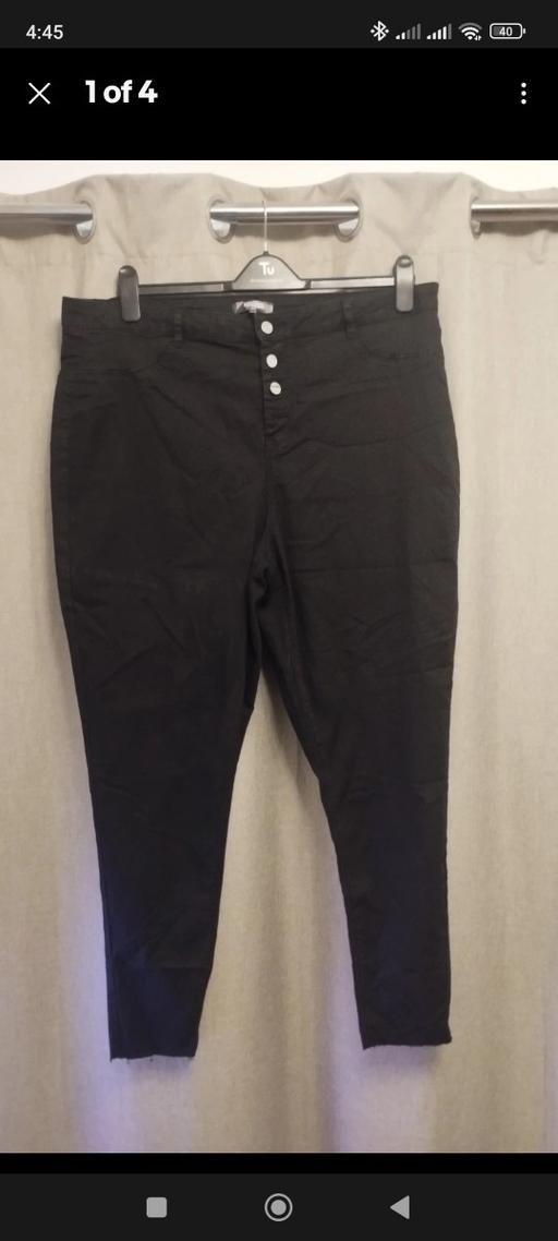 Buy & Sell Gants Hill East London - Photos for Missguided Plus 22R Ladies Black Trousers