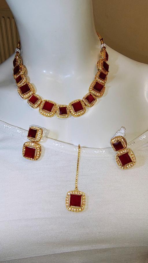 Buy & Sell West Bowling Bradford - Photos for jewellery set faux beufull ruby crystal shiny
