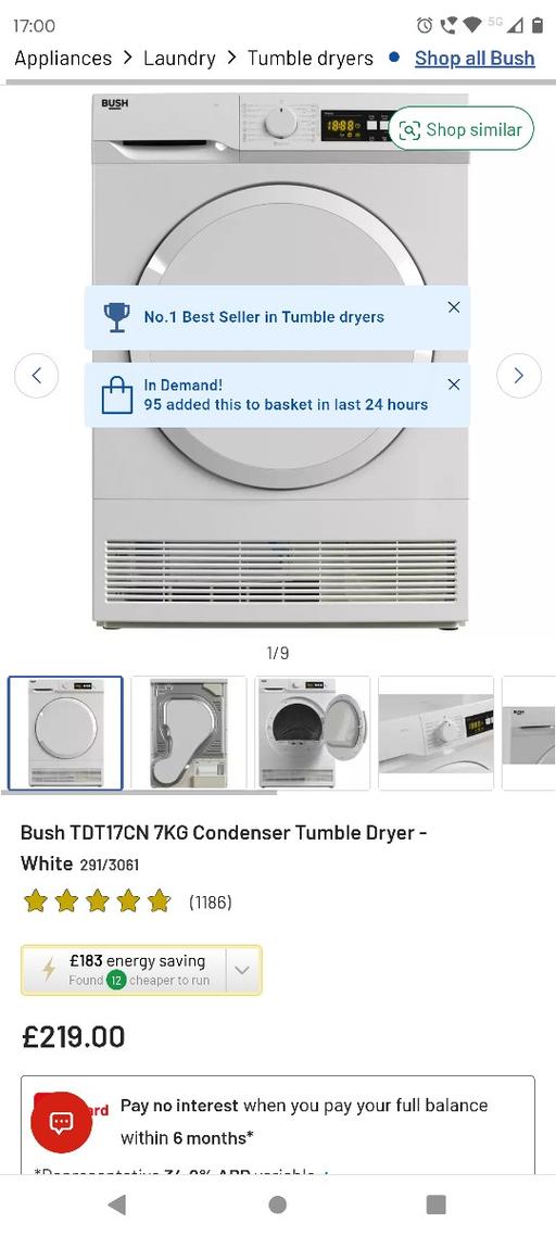 Buy & Sell Accrington Hyndburn - Photos for bush dryer