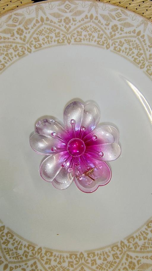Buy & Sell West Bowling Bradford - Photos for flower design hair clow clips 2 pink purple