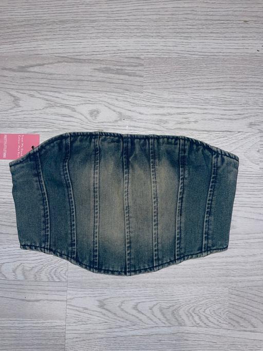 Buy & Sell Sundon Luton - Photos for Pretty Little Thing denim corset top