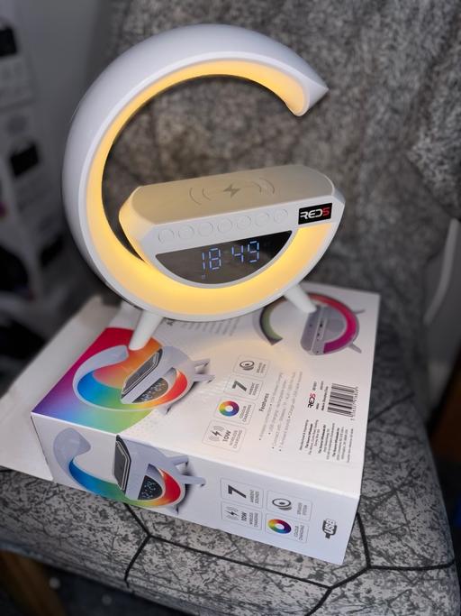Buy & Sell Hasland Chesterfield - Photos for Led wireless charging speaker alarm clock