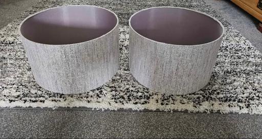 Buy & Sell Yew Tree Estate Sandwell - Photos for 2 x 40cm grey ceiling light shades lampshades
