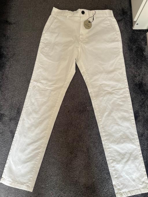 Buy & Sell Humberstone Leicester - Photos for White Trousers 28R Slim Fit