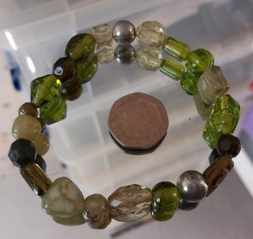 Buy & Sell Thatto Heath Saint Helens - Photos for Heavy emerald Green glass bracelet