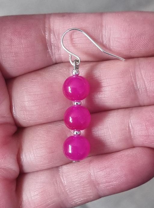 Buy & Sell Liverpool Knowsley - Photos for Hot Pink Glass Earrings