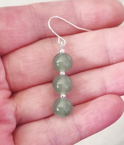 Buy & Sell Kirkby Knowsley - Photos for Sage Green Glass Earrings