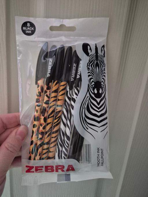 Buy & Sell Crumpsall Manchester - Photos for new Zebra 8pk Animal Print Pens