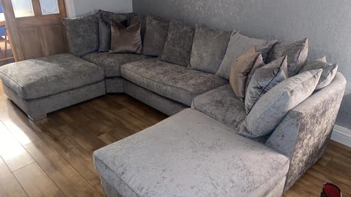 Buy & Sell Standish Wigan - Photos for Sofa Club U shapes Sofa Couch grey chenille