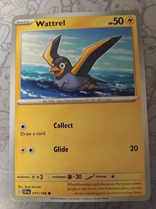 Buy & Sell Southwark Central London - Photos for Pokemon Wattrel 077/198