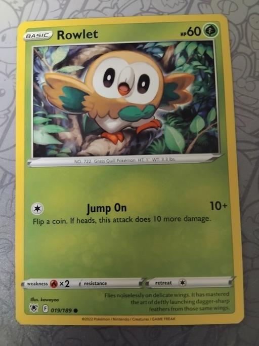 Buy & Sell Southwark Central London - Photos for Pokemon Rowlet 019/189