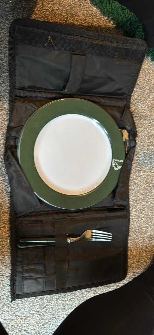 Buy & Sell Folkestone Folkestone and Hythe - Photos for Camping plate with fork and a kettle