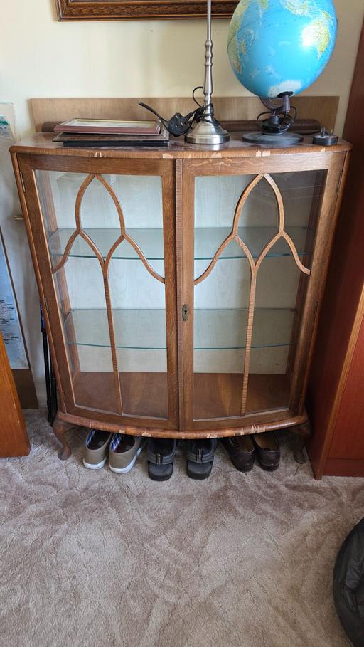 Buy & Sell Brockworth Tewkesbury - Photos for Bow fronted display cabinet.