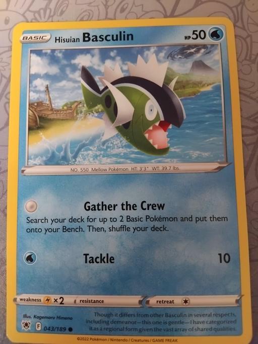 Buy & Sell Southwark Central London - Photos for Pokemon hisuian Basculin 043/189