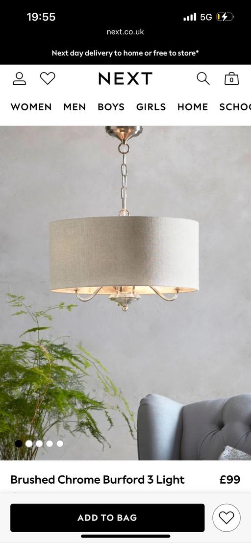 Buy & Sell Trent Vale Stoke-on-Trent - Photos for Next burford pendant light