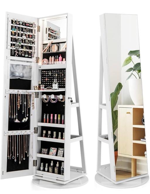 Buy & Sell Cambridge Heath East London - Photos for 3 in 1 spinning mirror shelf storage