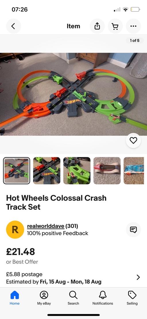 Buy & Sell Ratton Eastbourne - Photos for Hot wheels toy car track set Colossal Crash