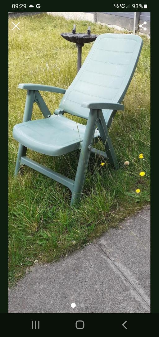Buy & Sell Clayhanger Walsall - Photos for foldable Green Garden recliner