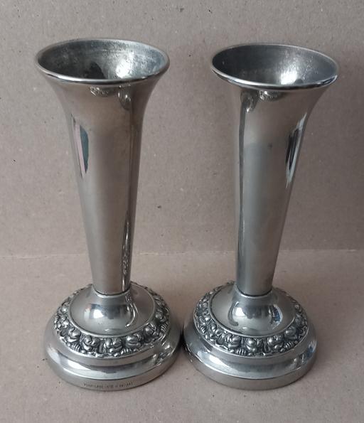 Buy & Sell Thatto Heath Saint Helens - Photos for vintage 'Ianthe' silver-plated bud vases