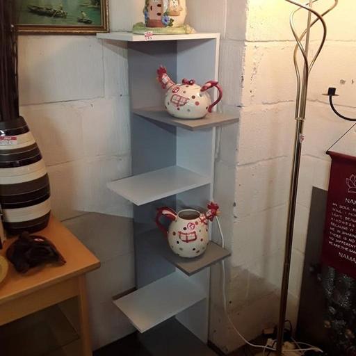 Buy & Sell Saint Pauls Trading Estate Tameside - Photos for Slim grey corner shelving unit