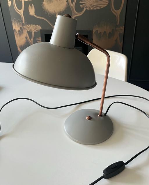 Buy & Sell Riddlesdown South East London - Photos for Dunelm grey desk table lamp light adjustable