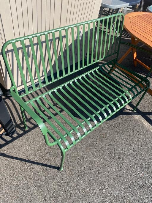 Buy & Sell Coventry City Centre Coventry - Photos for Indu 2 Seater Metal Garden Bench - Green