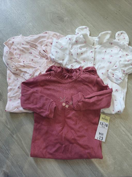 Buy & Sell Goose Green Wigan - Photos for girls sleepsuits x3 12-18 Months