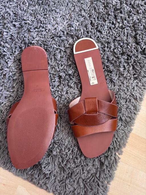 Buy & Sell Walsall Town Centre Walsall - Photos for Zara leather sliders