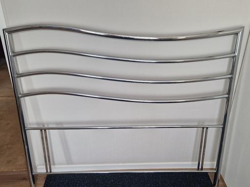 Buy & Sell Barnet Gate North London - Photos for Chrome Headboard for Double Bed
