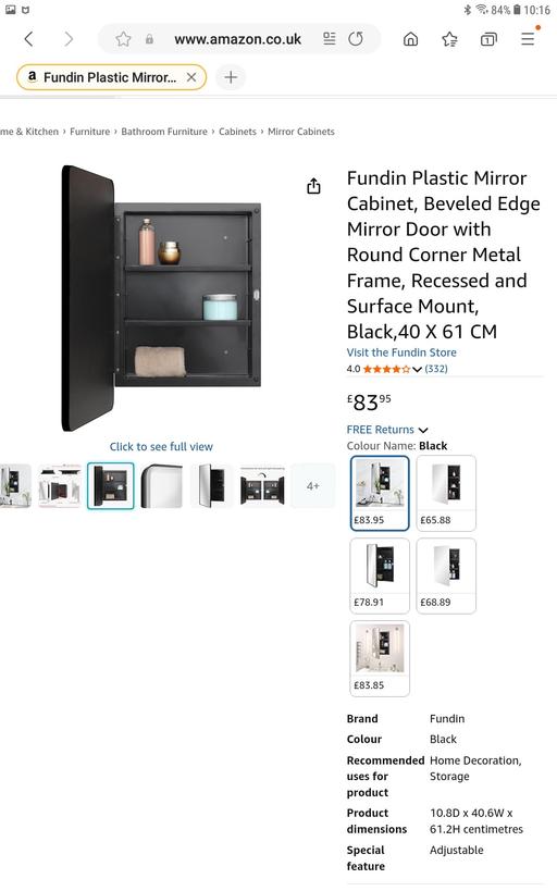 Buy & Sell Ocker Hill Sandwell - Photos for black bathroom cabinet
