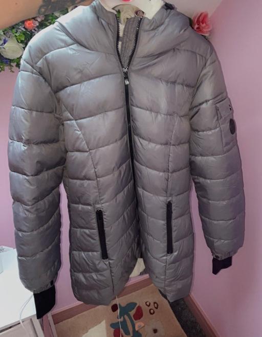 Buy & Sell Horwich Bolton - Photos for Ice grey Steve Madden midi coat size M
