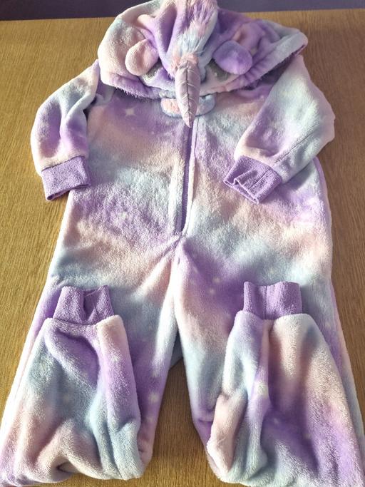 Buy & Sell Liverpool Knowsley - Photos for Girls Pastel Soft Touch Unicorn Hooded Onesie