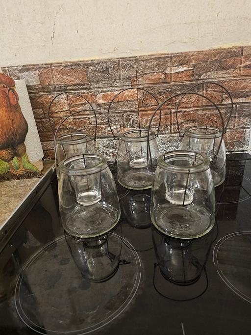 Buy & Sell Holly Hall Dudley - Photos for GLASS T LIGHT HOLDERS X 5