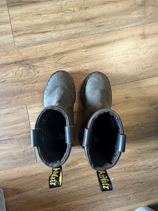 Buy & Sell Brixton South East London - Photos for Dr Martens Anistone Charcoal Grey Biker Boots