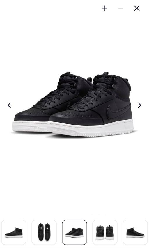 Buy & Sell Dagenham Barking and Dagenham - Photos for Nike Court Vision Mid Winter “Black Phantom”