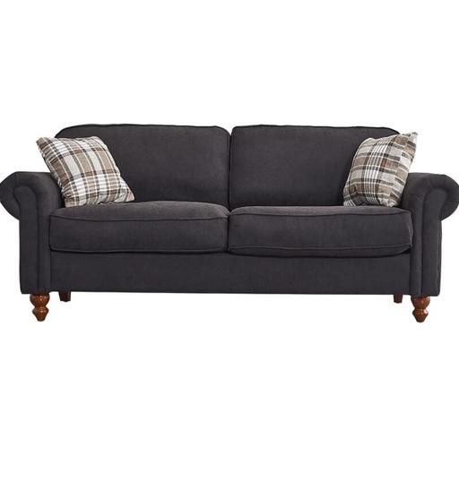 Buy & Sell Small Heath Birmingham - Photos for Retro Design 3 Seater Linen Fabric Sofa Couc