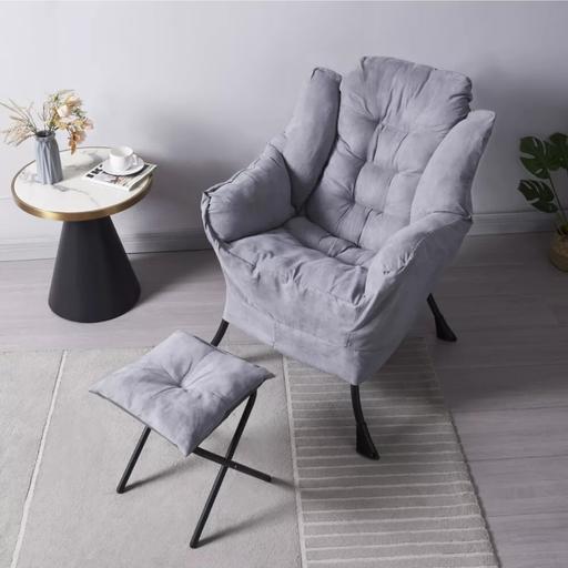 Buy & Sell Camp Hill Birmingham - Photos for Fabric Lazy Chair with Footstool Relax Lounge