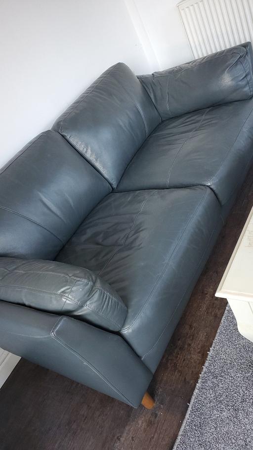 Buy & Sell Kings Heath Birmingham - Photos for Genuine leather sofa in good condition