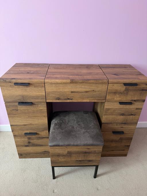 Buy & Sell Much Hadham East Hertfordshire - Photos for Next Bronx Dressing Table & Stool bundle