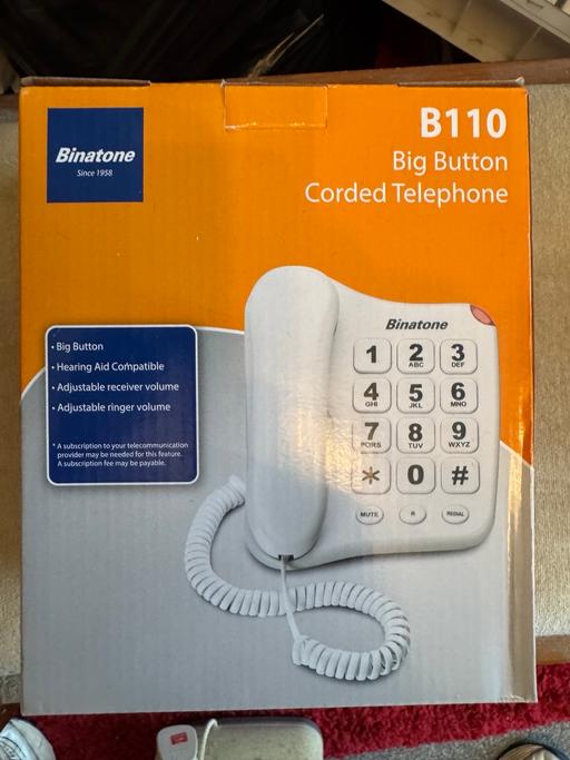 Buy & Sell Oldbury Sandwell - Photos for Binatine B110 big button phone