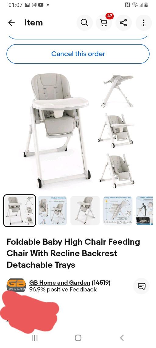 Buy & Sell Great Harwood Hyndburn - Photos for High chair