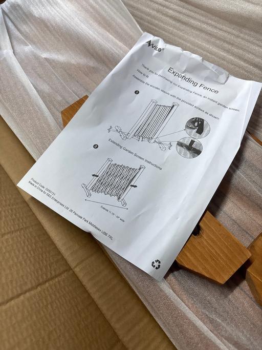 Buy & Sell Duckmanton Chesterfield - Photos for Instant expanding wooden garden fence