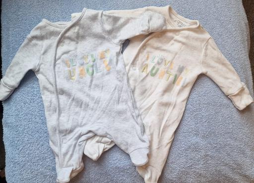 Buy & Sell St Helier South West London - Photos for I love auntie and uncle sleepsuits
